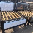 5x6 Bed Frame - Black and White - 1