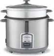 Kenwood 2-in-1 Rice Cooker 2.8L with Steamer Basket - Silver - 1