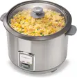 Kenwood 2-in-1 Rice Cooker 2.8L with Steamer Basket - Silver - 2