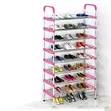 8-Tier Multilayer Stackable Shoe Rack - 1