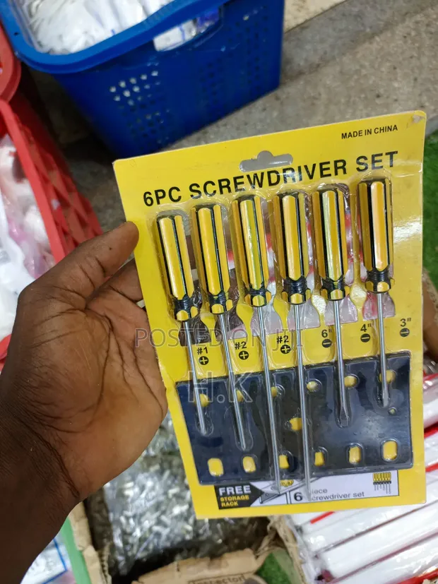 6-Piece Screwdriver Set with Holder - 1