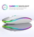 Rechargeable Wireless Mouse with Bluetooth and Receiver - 2