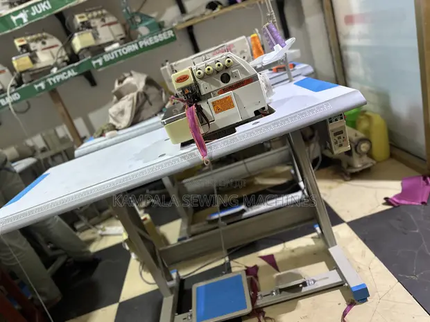 Industrial Overlock Sewing Machine with New Stand - 1