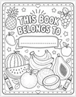 My First African Fruits Coloring Book - 2