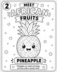 My First African Fruits Coloring Book - 4