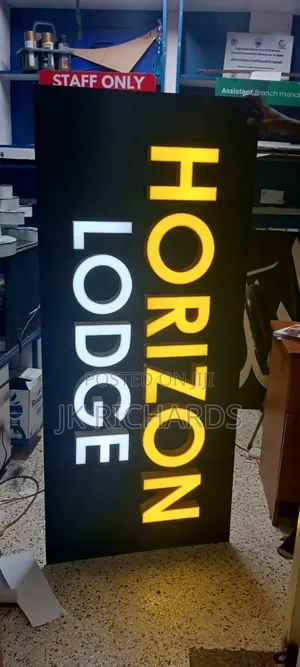 3D and 2D Lighting Signage Design