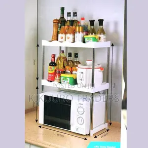 2-Tier Kitchen Organizer with Microwave Stand