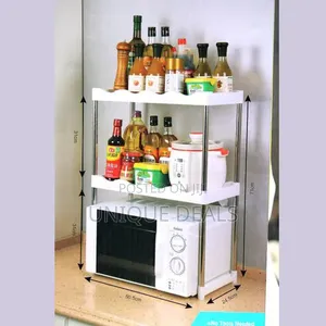 2-Tier Kitchen Organizer with Microwave Stand
