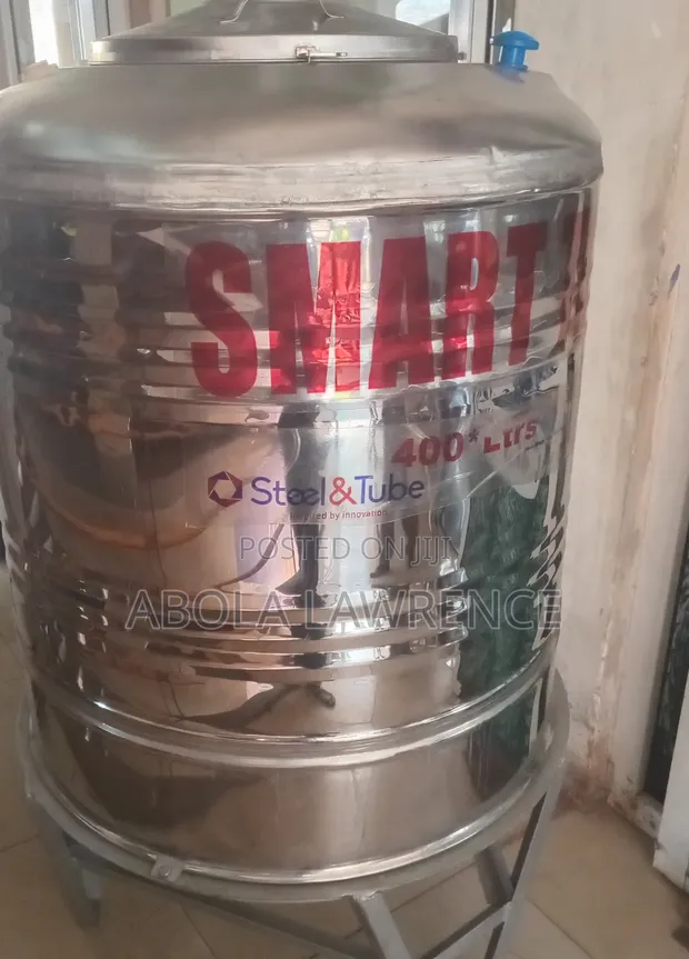 Stainless Steel Water Tank - 400L - 1