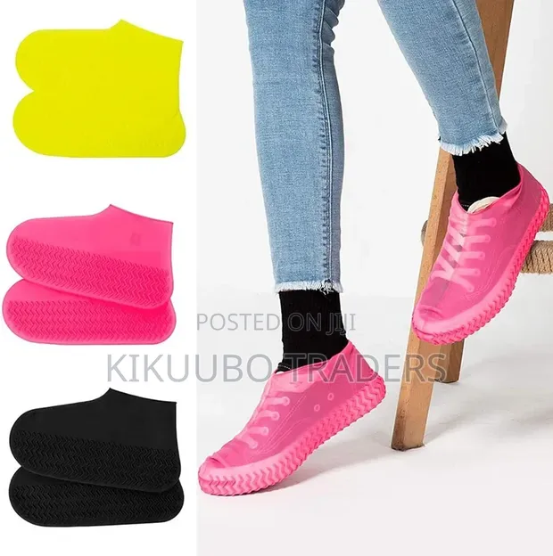 Reusable Rubber Waterproof Shoe Covers - 1