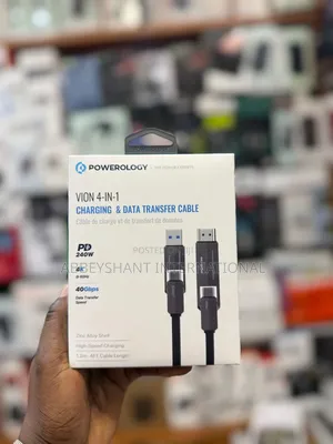 Powerology Vion 4-in-1 Cable - 240W Fast Charging