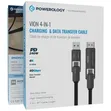 Powerology Vion 4-in-1 Cable - 240W Fast Charging - 2