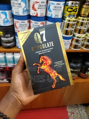 12 x Gold Q7 Chocolate Bars for Male Enhancement