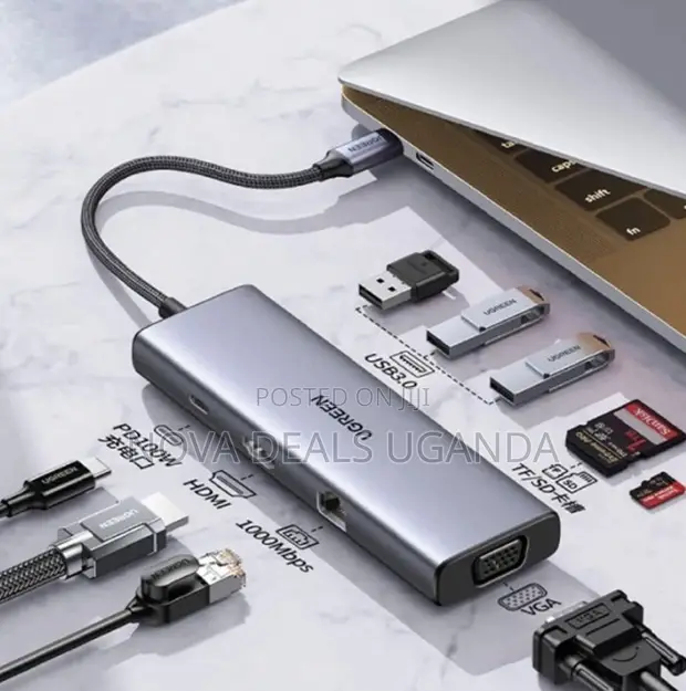 Ugreen 9-in-1 USB-C Multifunctional Adapter 100W - 1