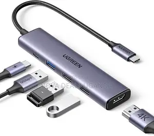 Ugreen 5-in-1 USB-C Multifunctional Adapter 100W Fast Charger
