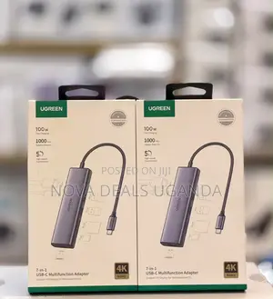 Ugreen 7-in-1 USB-C Multifunction Adapter with Gigabit Ethernet - 100W