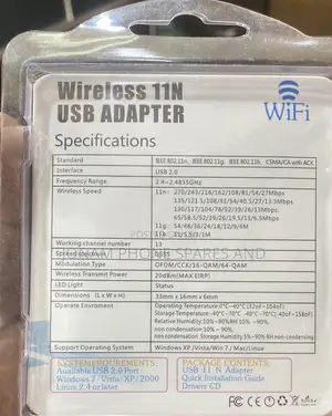 USB 2.0 Wireless 300Mbps Adapter