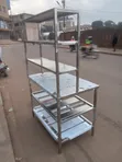 Stainless Steel Working Table with Shelves - 2