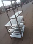 Stainless Steel Working Table with Shelves - 3