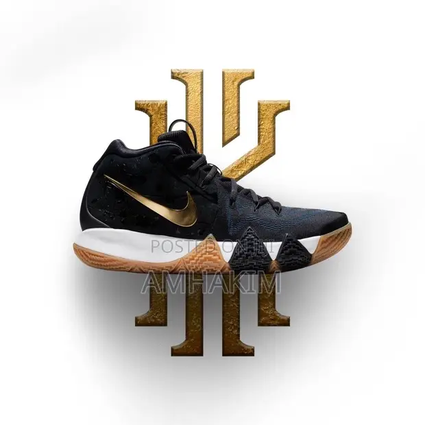 Genuine Nike Kyrie 4 'Pitch Blue' Basketball Sneakers - 1