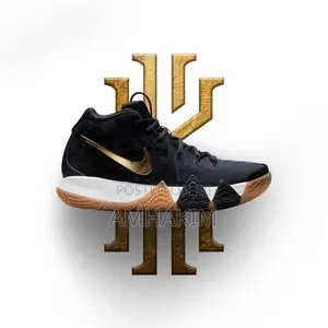 Genuine Nike Kyrie 4 'Pitch Blue' Basketball Sneakers