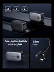 Ugreen 100W Power Strip with USB-C Charger, 6-in-1 Extension - 1