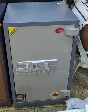 Heavy-Duty Fire-Resistant Safe with Dual Key Lock