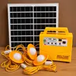 20W Portable Solar Lighting Kit with 3 Bulbs & Phone Charging - 1