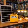 20W Portable Solar Lighting Kit with 3 Bulbs & Phone Charging - 3