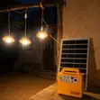 20W Portable Solar Lighting Kit with 3 Bulbs & Phone Charging - 4