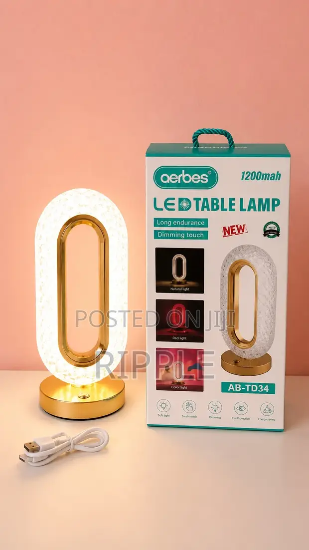 Rechargeable Crystal Bedside Lamp Aerbes AB-TD34 - 1
