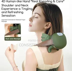 Portable Shiatsu Neck and Shoulder Massager with Heat