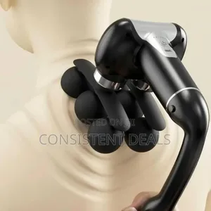 6-Node Head Fascia Massage Gun - Type-C Charging