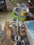 Silver Metal Winged Corkscrew Wine & Beer Bottle Opener - 4