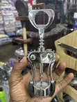 Silver Metal Winged Corkscrew Wine & Beer Bottle Opener - 5