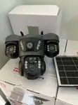 Triple Lens CCTV Solar Camera 4G with AI - 1