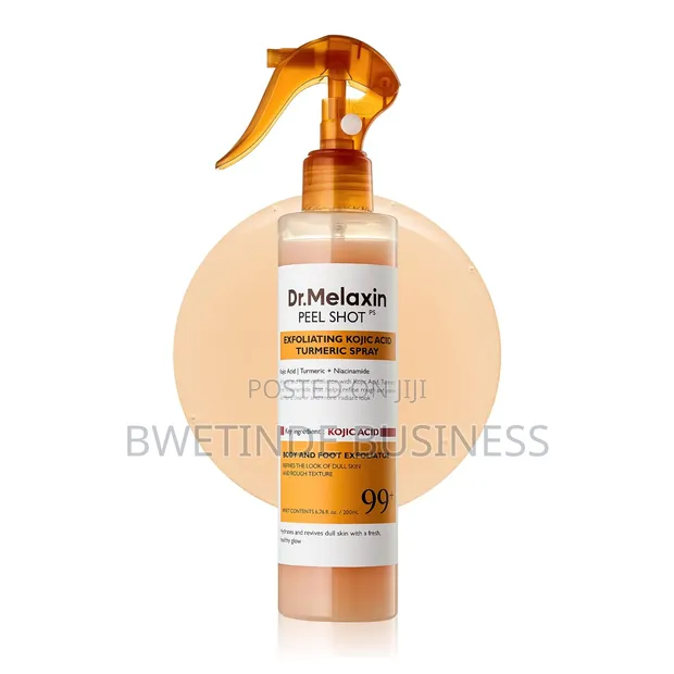Dr. Melaxin Peel Shot Kojic Acid Turmeric Body Exfoliator Spray - 1