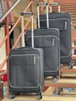 3-in-1 Luggage Travel Suitcase - Black - 1