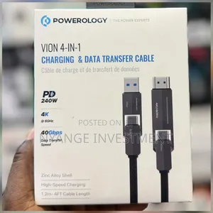 Powerology Vion 4-in-1 Cable (240W)