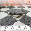 10pcs Interlocking Plush Foam Carpet Tiles - 2