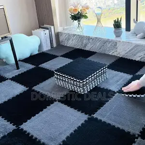 Interlocking Plush Foam Carpet Tiles - Brand New