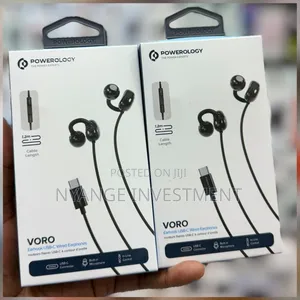 Powerology Voro Earhook USB-C Wired Earphones