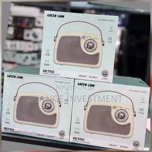 Green Lion Retro Radio Speaker with Bluetooth 5.3