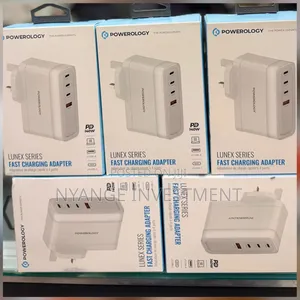 Powerology Lunex Series 140W PD Fast Charging Adapter