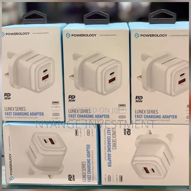Powerology Lunex Series 35W Fast Charging Adapter - 1