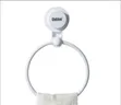 Bathlux White ABS Plastic Circular Towel Holder - 1
