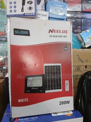 Neelux 200W Solar Flood Light with Remote