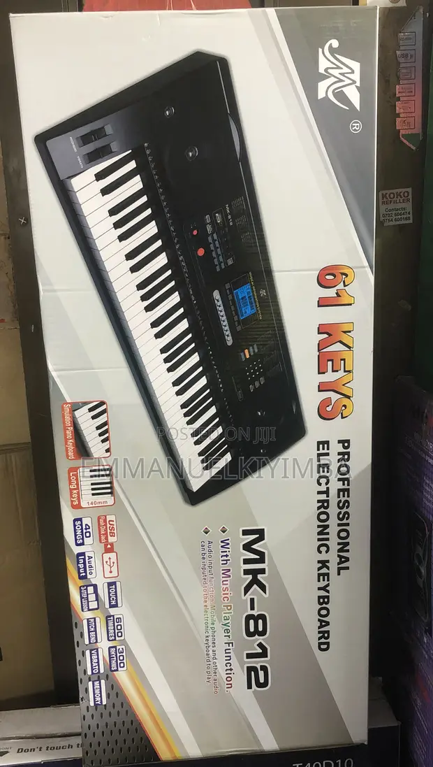Electronic Keyboard MK812 - 61 Keys - 1
