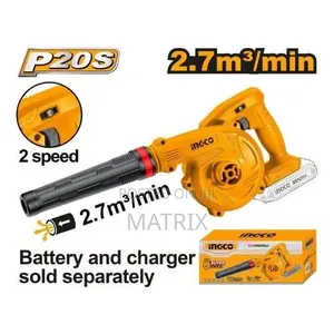 Ingco 20V Lithium-Ion Blower with Battery & Charger
