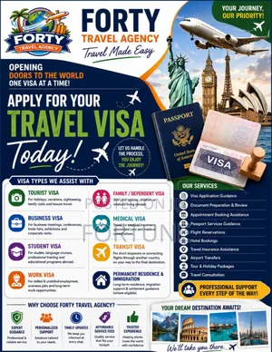 Forty Travel Agency: Visa Assistance & Travel Services
